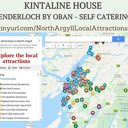 Kintaline-spacious Private Well Equipped On Small Farm, Close To Beach, Woods
